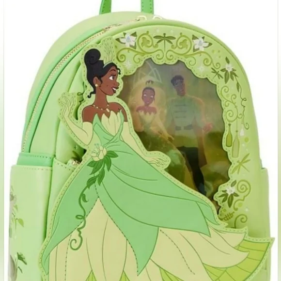 Princess Tiana lenticular Loungefly Bundle Amazon.com | Loungefly Disney Princess and the Frog  main image 4